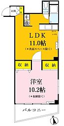 マイネ岸野ビル 1LDKの間取図画像