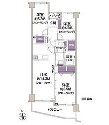 ファミール成増 3LDKの間取図画像