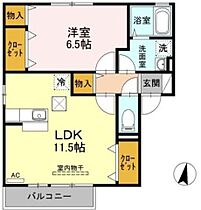 香川県高松市林町（賃貸アパート1LDK・1階・45.45㎡） その2