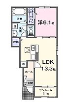 香川県綾歌郡宇多津町大字東分（賃貸アパート1LDK・1階・50.01㎡） その2