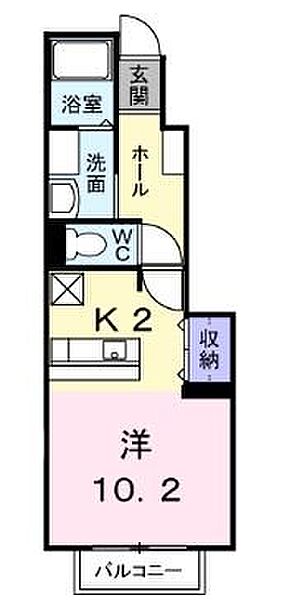 香川県高松市多肥下町(賃貸アパート1K・1階・33.15㎡)の写真 その3