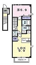 香川県坂出市川津町（賃貸アパート1LDK・2階・41.98㎡） その2