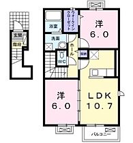 香川県高松市国分寺町新名（賃貸アパート2LDK・2階・57.96㎡） その2