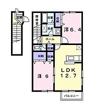 香川県坂出市谷町１丁目（賃貸アパート2LDK・2階・63.19㎡） その2