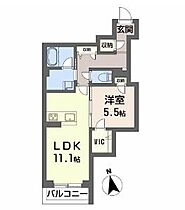 香川県高松市木太町（賃貸アパート1LDK・2階・47.02㎡） その2