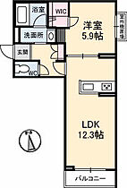 香川県高松市伏石町（賃貸マンション1LDK・3階・44.35㎡） その2