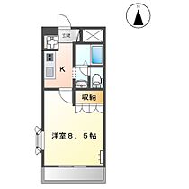 ソレイユ山北  ｜ 香川県丸亀市柞原町（賃貸マンション1K・3階・28.09㎡） その2