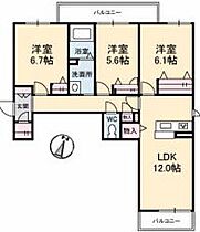 香川県坂出市宮下町（賃貸マンション3LDK・3階・72.51㎡） その2