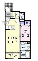 香川県丸亀市今津町（賃貸アパート1LDK・1階・36.29㎡） その2