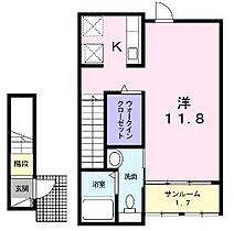 香川県丸亀市富士見町１丁目（賃貸アパート1R・2階・36.69㎡） その1