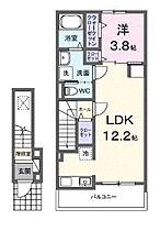 香川県高松市多肥下町（賃貸アパート1LDK・2階・42.56㎡） その2