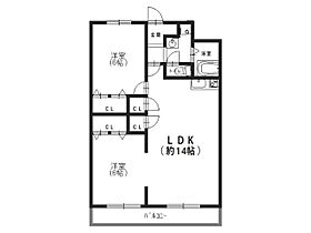 香川県さぬき市造田是弘（賃貸マンション2LDK・2階・54.00㎡） その2