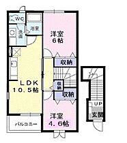 香川県善通寺市大麻町（賃貸アパート2LDK・2階・51.67㎡） その2