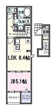 香川県坂出市川津町（賃貸アパート1LDK・2階・38.81㎡） その2