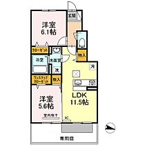 香川県丸亀市金倉町（賃貸アパート2LDK・1階・54.55㎡） その2