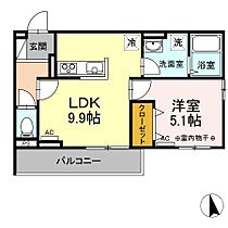 香川県高松市上天神町（賃貸アパート1LDK・2階・37.68㎡） その2