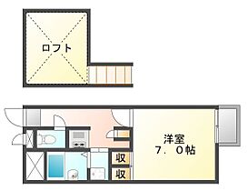 香川県高松市松福町１丁目（賃貸アパート1K・2階・20.28㎡） その1