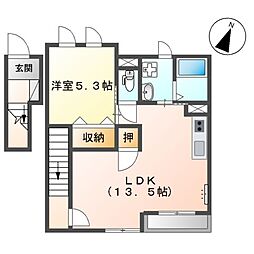 間取図画像 1LDK