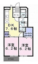 間取図画像 2DK