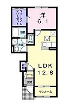 香川県坂出市川津町（賃貸アパート1LDK・1階・50.16㎡） その2