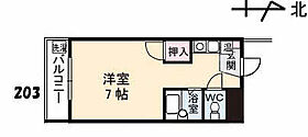 香川県高松市扇町１丁目（賃貸マンション1R・2階・21.08㎡） その2