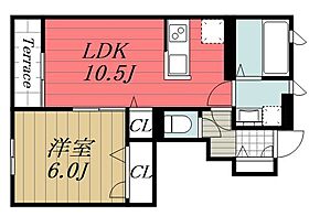 千葉県千葉市中央区宮崎町（賃貸アパート1LDK・1階・40.36㎡） その2