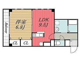 千葉県千葉市花見川区花園1丁目（賃貸マンション1LDK・1階・41.07㎡） その2