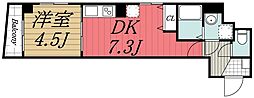 JR京葉線 蘇我駅 徒歩14分の賃貸マンション 1階1DKの間取り