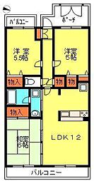 ライオンズマンション川口ブリーズコート 3LDKの間取図画像