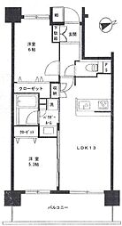 フォースター川口パークサイド 3LDKの間取図画像