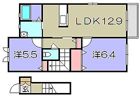 ビアンカ  ｜ 滋賀県東近江市建部堺町（賃貸アパート2LDK・2階・63.00㎡） その2