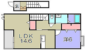 モンテ　グランデII  ｜ 滋賀県東近江市中小路町（賃貸アパート1LDK・2階・53.60㎡） その2