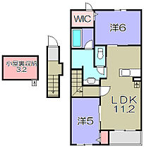 ディアコート秀明  ｜ 滋賀県東近江市五個荘石塚町（賃貸アパート2LDK・2階・55.87㎡） その2