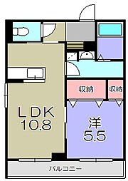 間取図画像 1LDK
