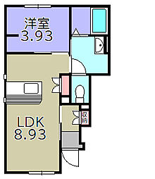 間取図画像 1LDK