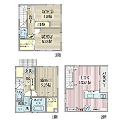 物件画像 仲六郷四丁目 新築戸建　2棟現場B号棟