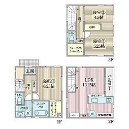 物件画像 仲六郷四丁目 新築戸建　2棟現場A号棟