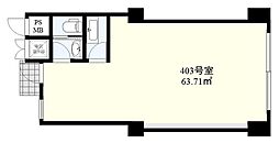 ユニ船場の間取図画像