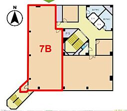 おおきにkokoDESU瓦町4丁目の間取図画像