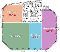高麗橋ウエストビルの間取図画像