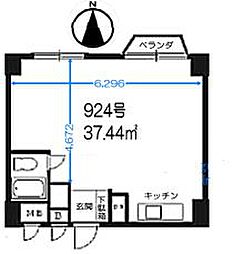チサンマンション第7新大阪の間取図画像