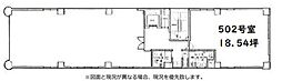 心齋橋コラムナービルの間取図画像
