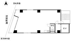 河原町エイトビルの間取図画像