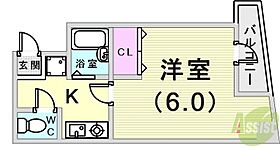 シュープリーム  ｜ 兵庫県神戸市中央区相生町5丁目14-15（賃貸マンション1K・3階・18.20㎡） その2