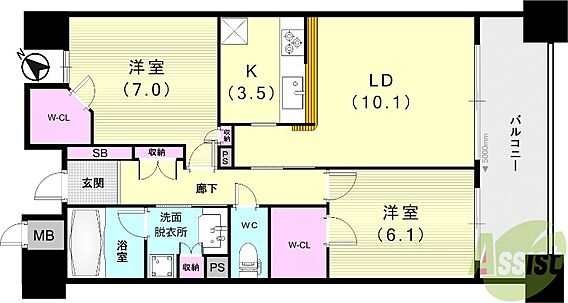 ライオンズマンションみなと元町_間取り_0