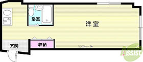 ハイツ中原通  ｜ 兵庫県神戸市灘区中原通5丁目（賃貸マンション1R・3階・19.50㎡） その2