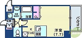 プレサンス神戸裁判所前デリシア  ｜ 兵庫県神戸市中央区橘通1丁目（賃貸マンション1R・7階・24.05㎡） その2