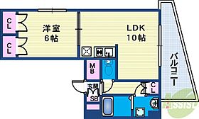 メゾンフローラ  ｜ 兵庫県神戸市中央区花隈町（賃貸マンション1LDK・6階・37.74㎡） その2