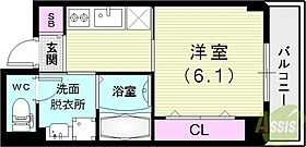 アベニューKOBE山本通り  ｜ 兵庫県神戸市中央区山本通4丁目26-4（賃貸マンション1K・3階・27.12㎡） その2