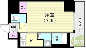 MJC神戸ブレイヴ  ｜ 兵庫県神戸市兵庫区三川口町2丁目（賃貸マンション1K・9階・24.53㎡） その2